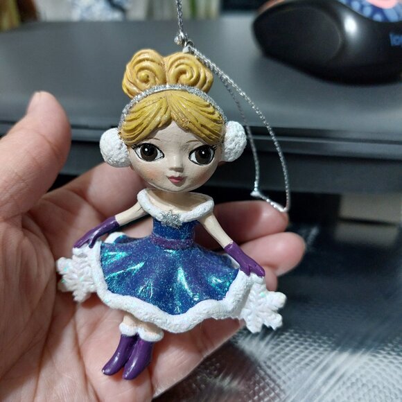 Beautiful Princess Fairy Xmas Christmas Ornament In Beautiful Dress - Picture 9 of 9